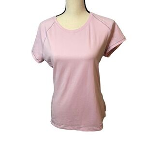 Alo Yoga Baby Pink Tee Short Sleeve T-shirt Sz XXL